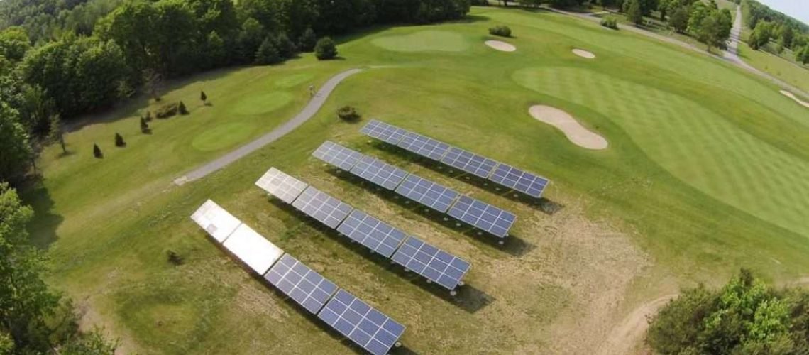 Solar panels GolfTales RJSmiley